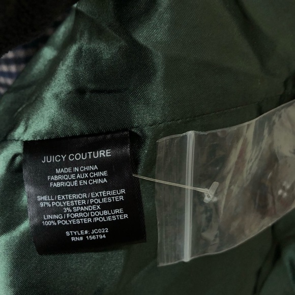 JUICY COUTURE BLACK LABEL long coat, size S - Picture 11 of 12